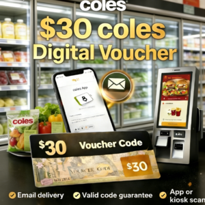Coles $30 e-coupon code (Australia) – sent via email