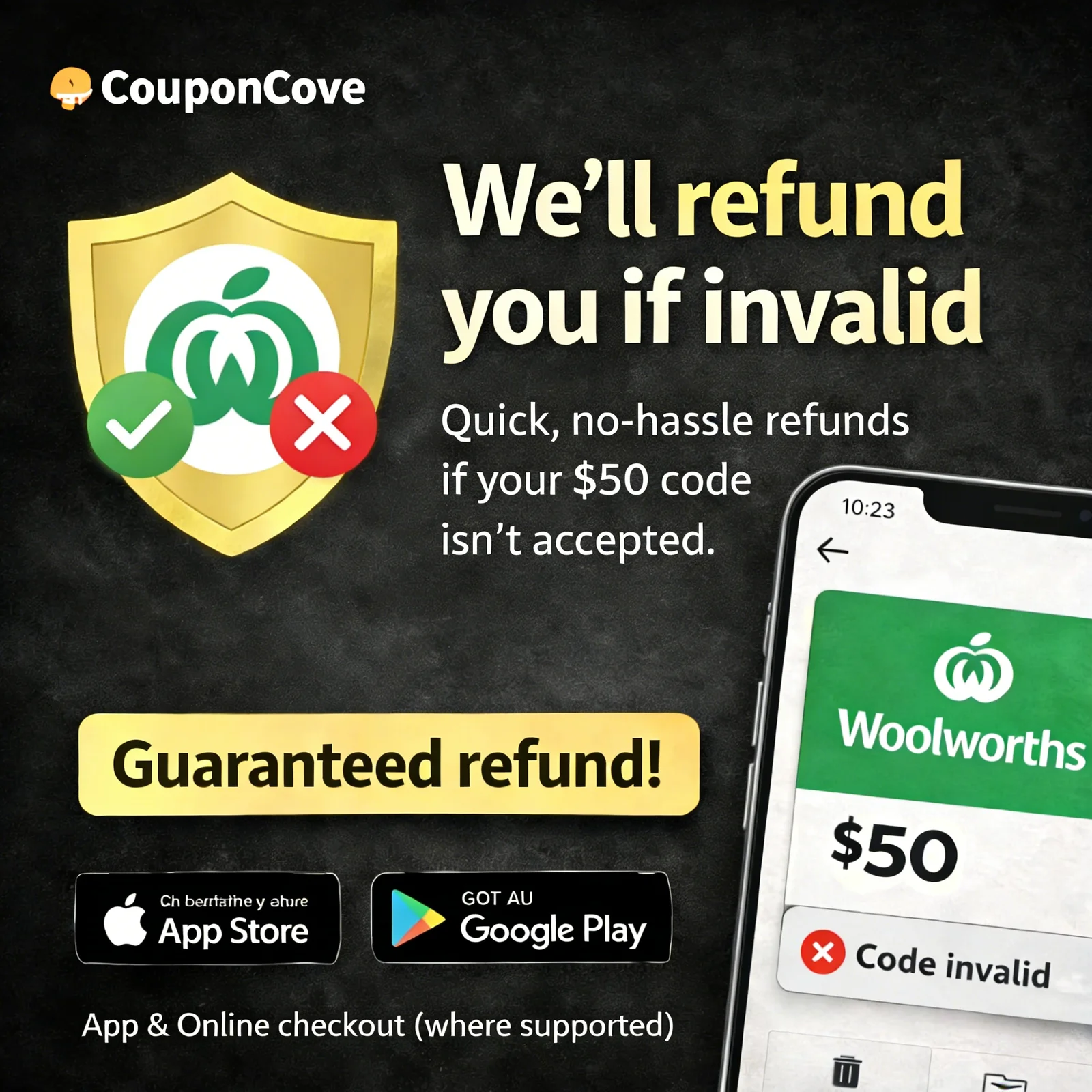 Woolworths $50 e-coupon code (Australia) – sent via email - Image 5